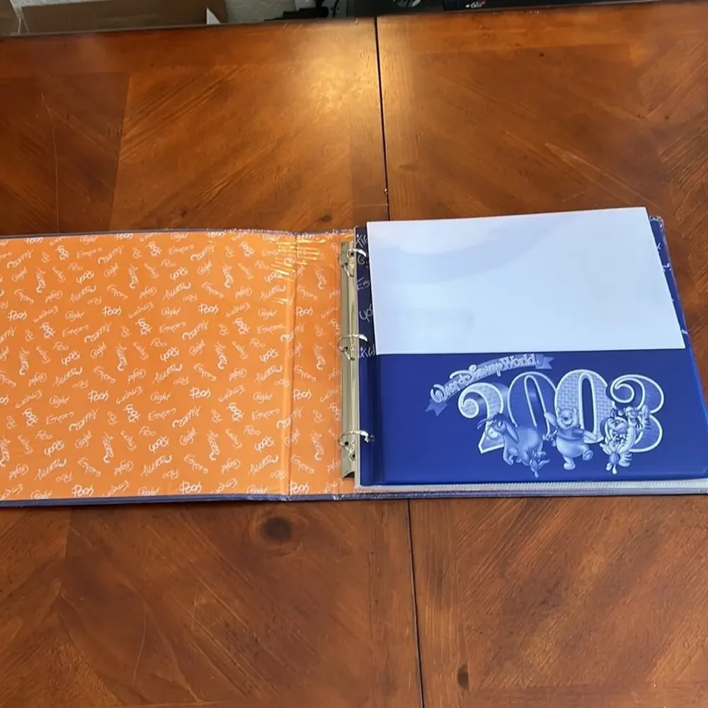 Walt Disney World 2003 Winnie the Pooh Scrapbook Starter Kit Vintage New